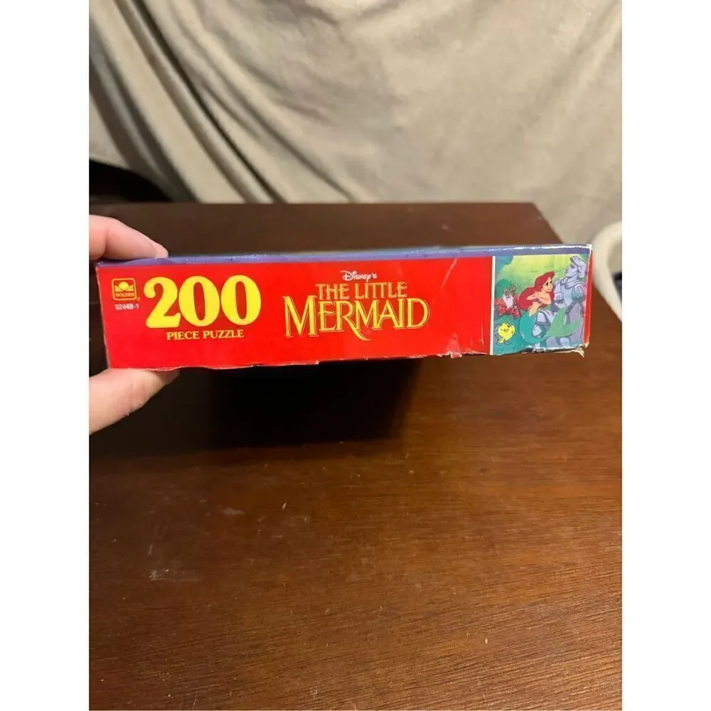 Vintage 1992 Disney the little mermaid 200 piece puzzle